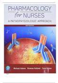 Test Bank For Pharmacology for Nurses: A Pathophysiologic Approach 6th Edition by Michael Adams||ISBN NO:10,0135218330||ISBN NO:13,978-0135218334||All Chapters||Complete Guide A+