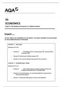 AQA AS  ECONOMICS  Paper 2 The National Economy in a Global Context  Insert  7135-2-INS-Economics-AS-22May23