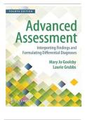 Test Bank for Advanced Assessment: Interpreting Findings and Formulating Differential Diagnoses, 4th Edition, Mary Jo Goolsby, Laurie Grubbs||ISBN NO:10,0803668945||ISBN NO:13,978-0803668942||All Chapters||Complete Guide A+