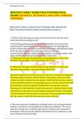 HESI EXIT FAMILY NURSE PRACTITIONER FINAL EXAMS &lpar;GRADED A&comma; RATIONALE AND 100&percnt; VERIFIED ANSWERS&rpar;&period;
