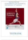 Test Bank For Fundamentals Of Anatomy And Physiology 12th Edition By Martini&vert;&vert;ISBN NO-10&comma;0137953771&vert;&vert;ISBN NO-13&comma;978-0137953776&vert;&vert;All Chapters &vert;&vert;Complete Guide A&plus;&vert;&vert;