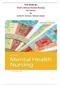 Test Bank for Neeb's Mental Health Nursing 5th Edition By Linda M. Gorman, Robynn Anwar |All Chapters, Complete Q & A, Latest|