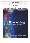 Test Bank for Pharmacology for Canadian Health Care Practice 3rd Edition by Linda Lilley, Collins, Julie S. Snyder, Beth Swart |All Chapters, Complete Q & A, Latest|