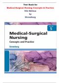Test Bank for Medical-Surgical Nursing Concepts & Practice 5th Edition by Stromberg |All Chapters, Complete Q & A, Latest|