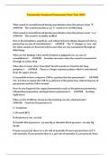 Community Acquired Pneumonia Final Test 2023