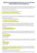 HESI Psych Mental Health Exit Exam &lpar;V1&comma; V2&comma; V3&rpar; &lbrace;TB&rcub; Study Guide &sol; Brand New Q & A Included&excl;&excl; A&plus;