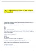  C428 Preassessment questions and answers 100&percnt; verified&period;