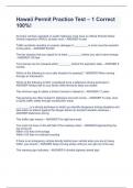 Hawaii Permit Practice Test &ndash; 1 Correct 100&percnt;&excl;