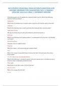 NIC ESTHETICS EXAM REAL EXAM ACCURATE QUESTIONS AND ANSWERS REVIEWED FOR GUARANTEED PASS&vert; A GRADED&vert; UPDATED 2023&sol;2024&vert; REAL&vert; 2 DIFFERENT VERSIONS