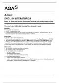 AQA A-level ENGLISH LITERATURE B Paper 2B  Texts and genres: Elements of political and social protest writing  7717-2B-QP-EnglishLiteratureB-A-8Jun23