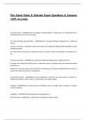  Fire Alarm Rules & Statutes Exam Questions & Answers 100&percnt; Accurate 