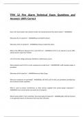  TFM 12 Fire Alarm Technical Exam Questions and Answers 100&percnt; Correct