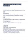 REPL Exam CASA 2023&sol;2024  Graded A&plus;