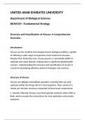 Summary Virology -  BIOM339