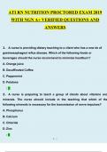 ATI RN NUTRITION PROCTORED EXAM 2019 WITH NGN A+ VERIFIED QUESTIONS AND ANSWERS