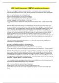 HESI- Health Assessment 2022&sol;109 questions and answers