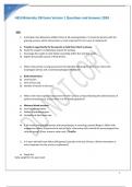 HESI Maternity OB Exam Version 1 Questions and Answers 2024.
