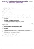 WGU C458 HEALTH, FITNESS AND WELLNESS ASSESSMENT QUESTIONS WITH 100% CORRECT ANSWERS | ALREADY GRADED A+
