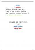 WGU C458 HEALTH&comma; FITNESS AND WELLNESS EXAM&lpar;s&rpar; &Tab;&vert;7 LATEST VERSIONS&sol; STUDY SETS    &Tab;&vert;VERIFIED QUESTIONS AND ANSWERS        &vert;BEST DOCUMENT FOR EXAM PREPARATION &Tab; &vert;100 &percnt; SUCCESS GUARANTEED