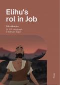 Essay Grote Vragen 1: Wat is Elihu's rol in het boek Job?