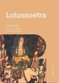 Grote Vragen 1: Leesreflectie Lotussoetra