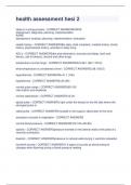 HESI Prep - Health Assessment