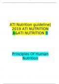 ATI Nutrition guideline|2019 ATI NUTRITION  A&ATI NUTRITION B 