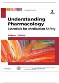 TEST BANK FOR Understanding Pharmacology, Essentials for Medication Safety, 2nd Edition,Workman & LaCharity 100% A+ GRADED( ALL CHAPTERS COVERED)
