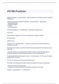 ATI RN Predictor