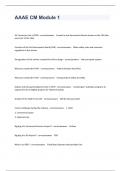 AAAE CM Module 1