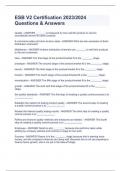 ESB V2 Certification 2023&sol;2024 Questions & Answers
