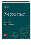 Essentials of Negotiation &ndash; 8th Edition &lpar;Roy J&period; Lewicki&comma; Bruce Barry & David M&period; Saunders&rpar; &vert; Complete Test Bank &lpar;All Chapters&rpar;