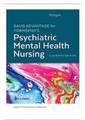 Test Bank For Davis Advantage for Townsend's Psychiatric Mental Health Nursing, 11th Edition Eleventh Edition by Karyn I. Morgan||ISBN NO:10,1719648247||ISBN NO:13,978-1719648240||All Chapters||Complete Guide A+