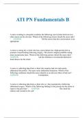 ATI PN Fundamentals B