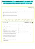 NEW GENERATION ATI COMPREHENSIVE EXIT EXAM 2023 WITH NGN &lpar;DON&rsquo;T FORGET ANSWER KEY IN THE END&rpar;