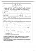 paper portfolio-opdracht 2.1 e-intake (cijfer 8,5) met beoordelingsformulier