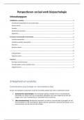 Samenvatting biopsychologie, een inleiding, 7e editie Xdoc -  Perspectieven op het Sociaal werk