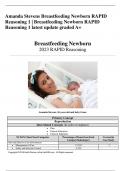 Amanda Stevens Breastfeeding Newborn RAPID Reasoning 1 | Breastfeeding Newborn RAPID Reasoning 1 latest update graded A+