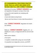 ATI FUNDAMENTALS PROCTORED PRACTICE EXAM 79Q & As LATEST 2023 &lpar;NEW&rpar; WITH REVISED AND FULL 100&percnt; CORRECT ANSWERS