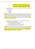 NR328 Pediatric Nursing - ATI Learning System RN 3&period;0 Quiz - Answer KEY