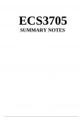 ECS3705 Summary Notes