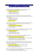 ATI RN VATI COMPREHENSIVE PREDICTOR  GREEN LIGHT  STUDY SET Graded A&plus;