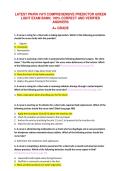 LATEST PN&sol;RN VATI COMPREHENSIVE PREDICTOR GREEN LIGHT EXAM BANK&vert; 100&percnt; CORRECT AND VERIFIED ANSWERS  A&plus; GRADE