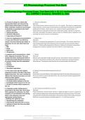 ATI Pharmacology Proctored Exam&comma; Test Bank&lpar;100 &percnt; Of 313 Verified Questions an ALL CORRECT Answers&rpar;&comma; GRADED A&plus;