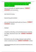 ATI PROCTORED FUNDAMENTALS EXAMS 198 LATEST 2023&sol;2024 &lpar;NEW&rpar;WITH REVISED AND FULL 100&percnt; CORRECT ANSWERS&period;
