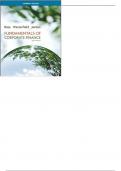 Fundamentals Of Corporate Finance 10th edition by Stephen Ross - Test Bank