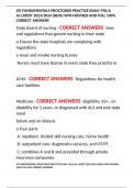ATI FUNDAMENTALS PROCTORED PRACTICE EXAM 79Q & As LATEST 2023&sol;2024 &lpar;NEW&rpar; WITH REVISED AND FULL 100&percnt; CORRECT ANSWERS