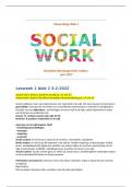 Beste samenvatting om een 9 te halen bij je Social Work opleiding aan de MaasCollege  