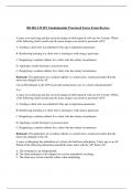 NR 324 ATI RN Fundamentals Proctored Focus Exam Review