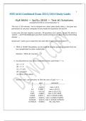 ISYE 6644 Combined Exam 2023/2024 Study Guide.